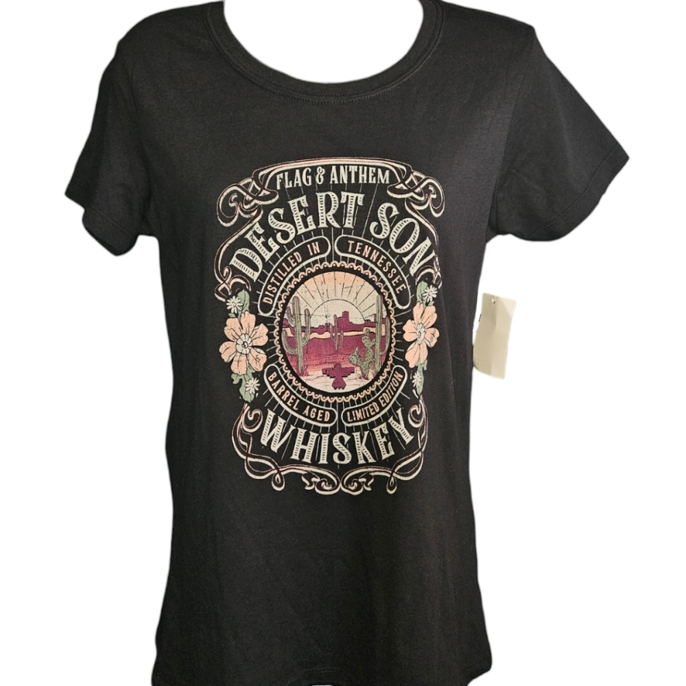NWT Desert Son Flag & Anthem Dierks Bentley Short Sleeve Graphic Top